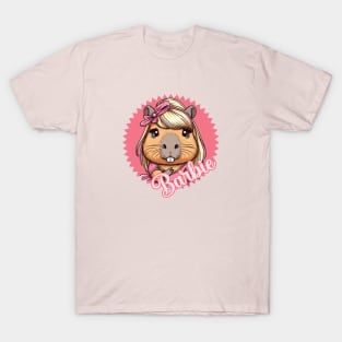 Cartoon CapyBarbie T-Shirt